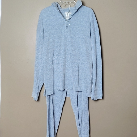 Euro Joy 2 Piece Blue Sweatshirt & Pants Set W Top Embellishments Size XL - Picture 1 of 11